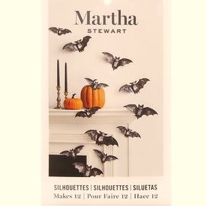 New Martha Stewart Paper Bat Silhouette Décor